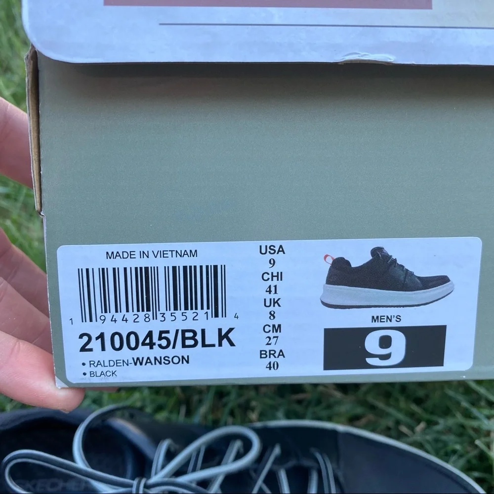 Skechers Ralden-Wanson Mens oxford sneaker NWT! - Picture 9 of 9